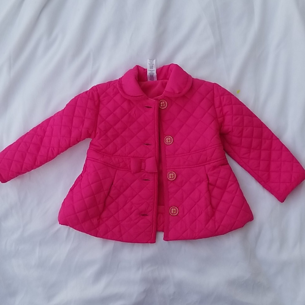 ❤Toddler Girl 2T Pink Puffer warm Jacket